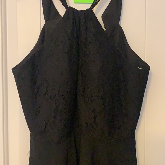 Black Halter Bridesmaid Dress size 6 - Picture 2 of 7